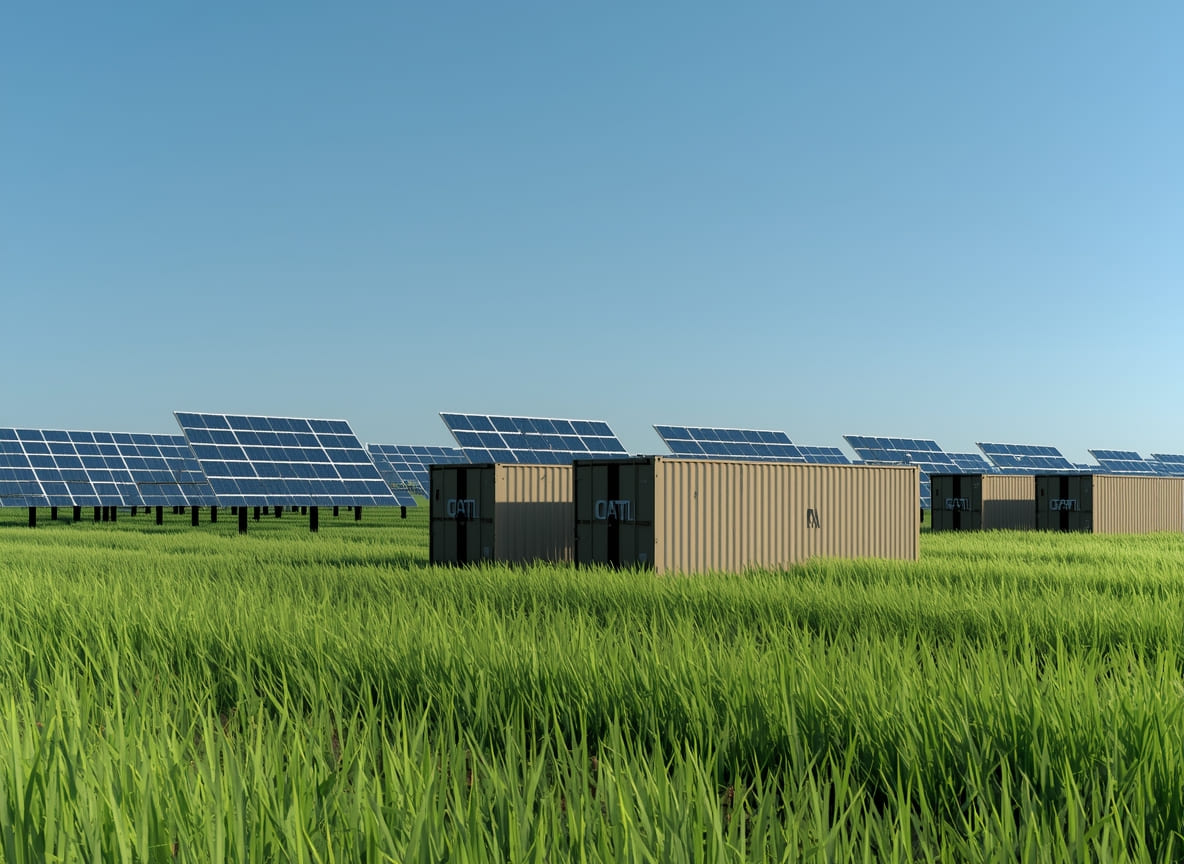Solar farm with BESS